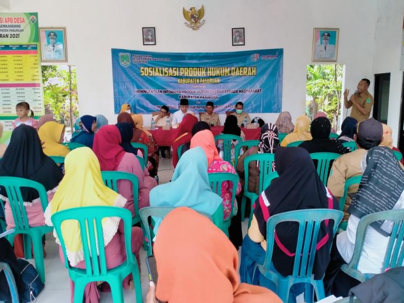 Sosialisasi Produk Hukum Daerah, Balai Desa Asemkandang Kecamatan Kraton, 21 November 2022